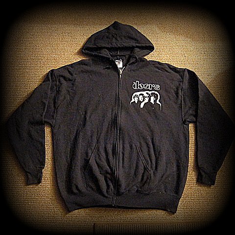 The Doors - Vintage Two Sided Printed Zipper Hoodie